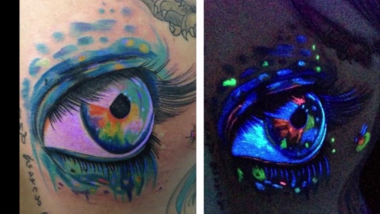 UV Tattoos - Top 50 Best Glow In The Dark Tattoos