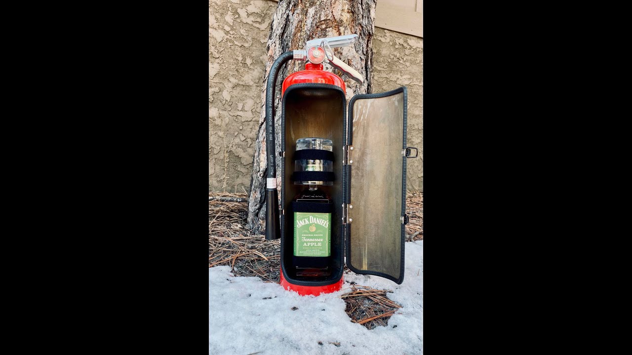 How To Make Your Own DIY Fire Extinguisher Mini Bar