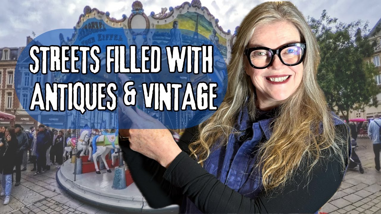 Amiens French Flea Market Thrifting Adventure | Shop Vintage & Antiques with Polly