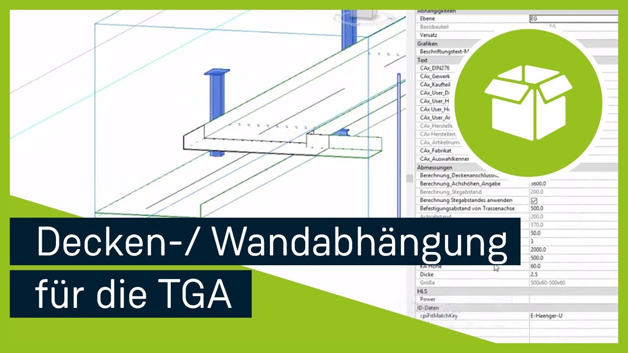 Revit ProjectBox / Decken- und Wandabhängungen für die haustechnischen Gewerke