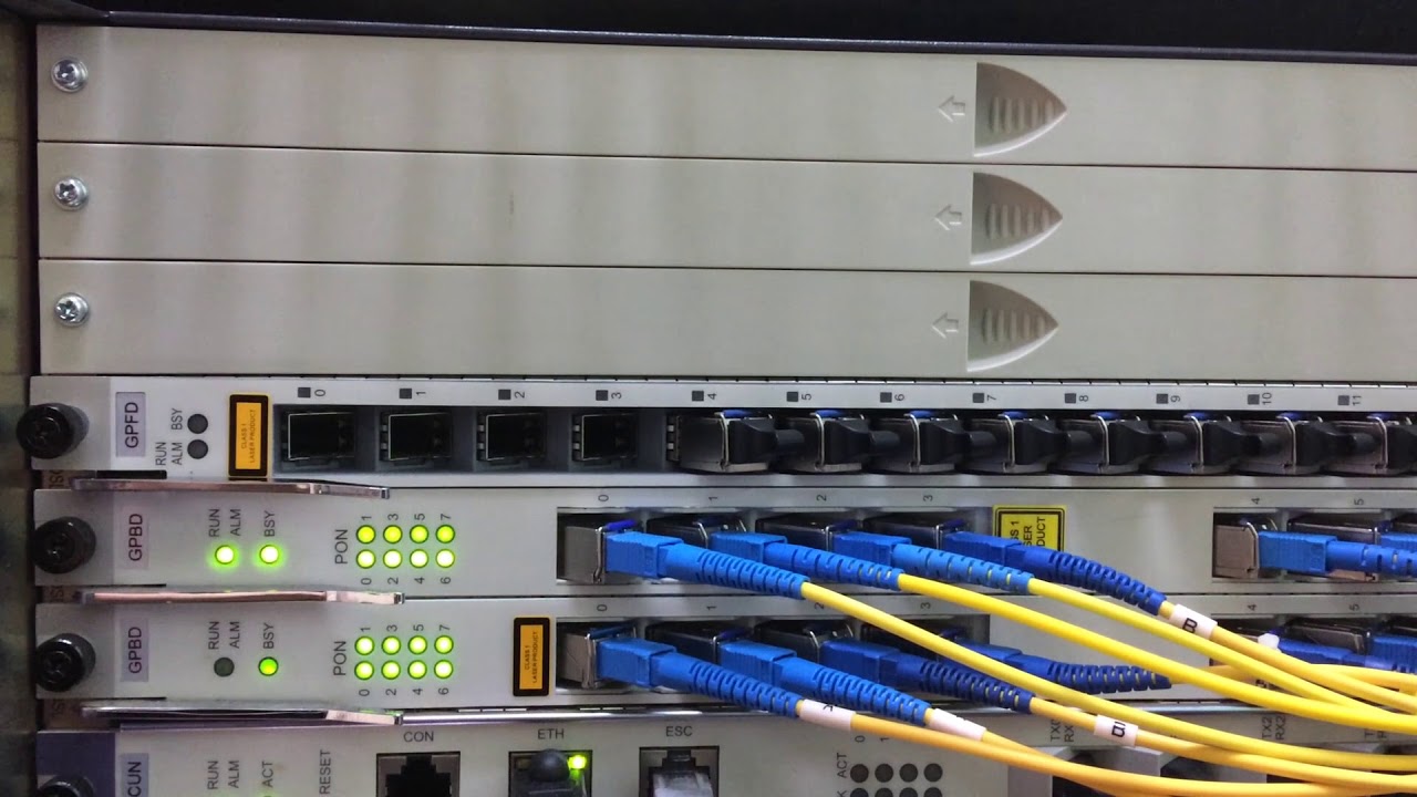 Huawei SmartAX MA5683T - Как установить новую GPON плату