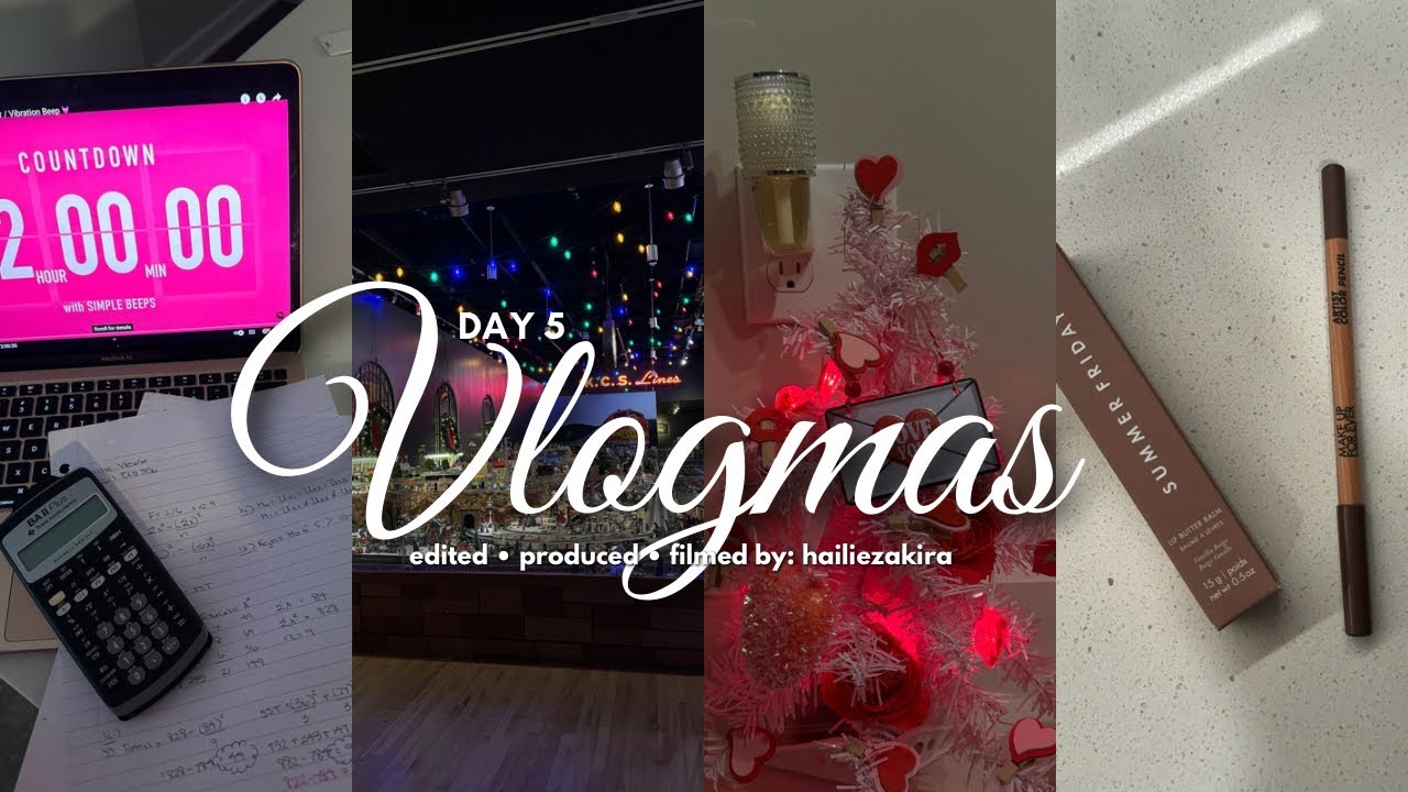 facetime vlog💘 ~ christmas tree decorating , studying for finals, new hobbies | vlogmas day 5