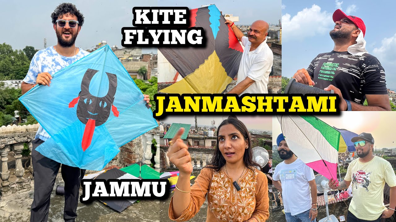 JANMASHTAMI Kite Flying in Jammu | JANMASHTAMI Celebration 2025 | JAMMU & KASHMIR 