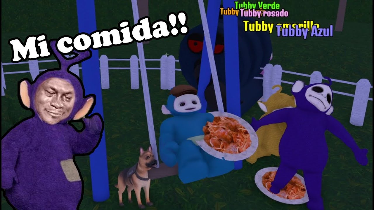 Poberto Robando La Comida De Los Teletubbies -- Las Desventuras De Poberto Parte 2