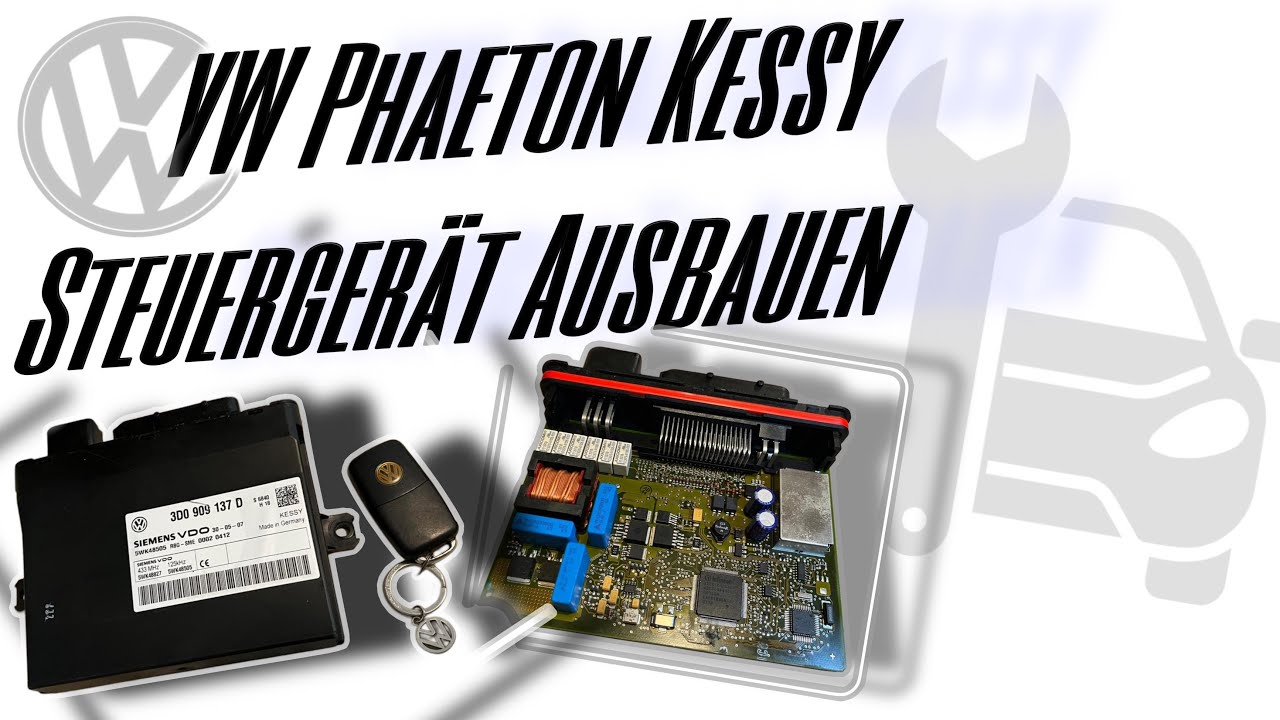 VW Phaeton Kessy Steuergerät / Modul ausbauen  / Anleitung | Location (GP0,GP1,GP2)  @LoewenPS44