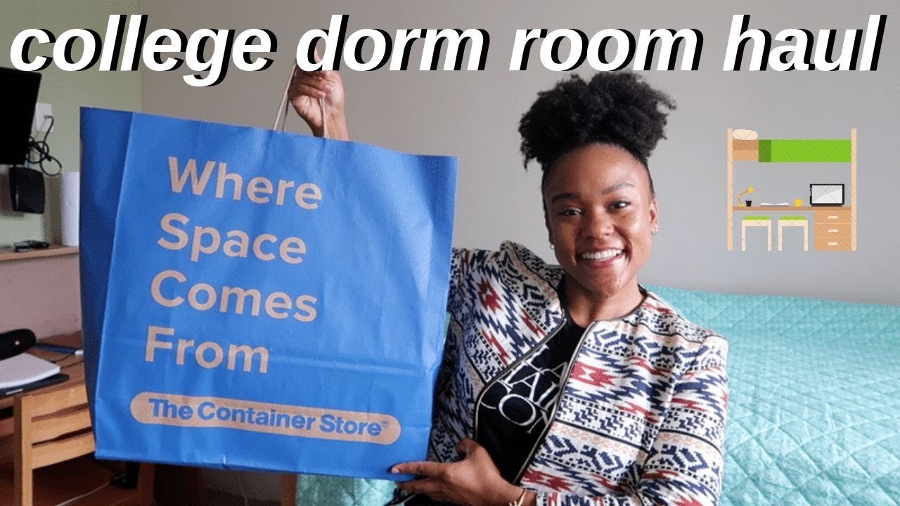 COLLEGE DORM ROOM SHOPPING HAUL!!