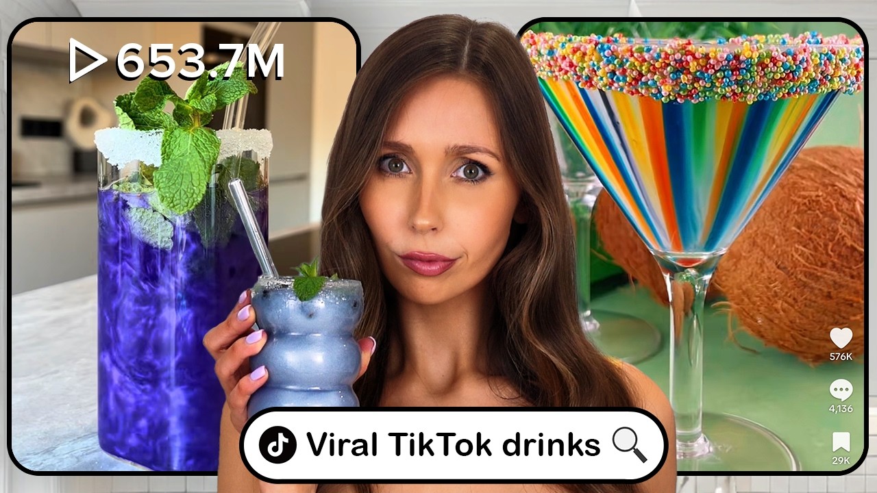 I Tested TikTok's Most VIRAL Drinks Recipes