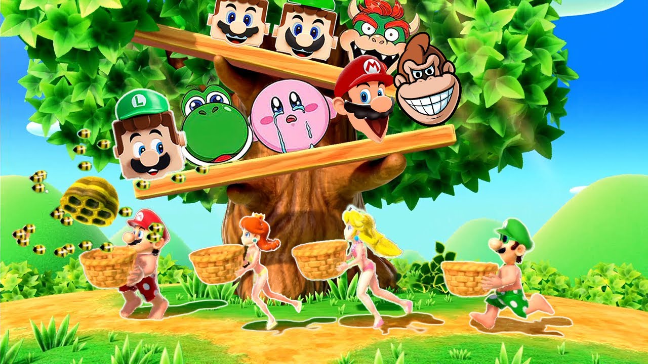 【マリオパーティ スーパースターズ】ミニゲームマリオブラザーズVsプリンセス