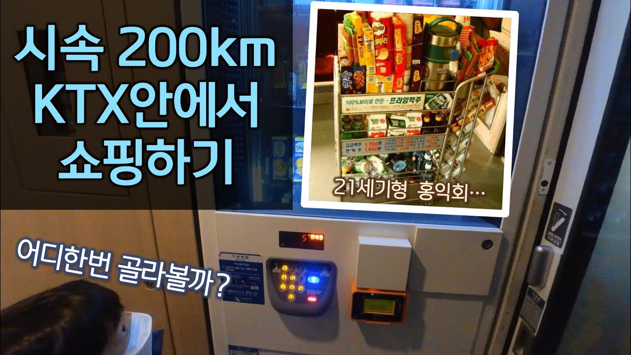 아빠 카드로 KTX안에서 마음껏 쇼핑하기