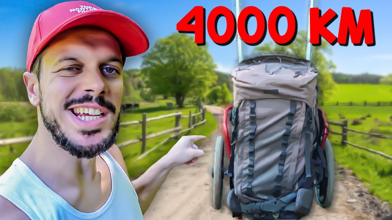 J'AI MARCHÉ 4000 KM AVEC CE CHARIOT DE RANDONNÉE ! (RETEX)