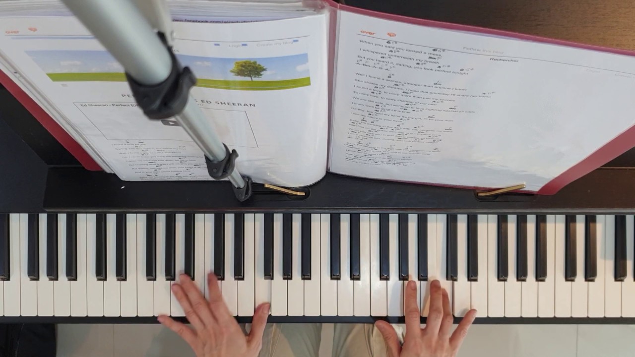 Perfect(Ed Sheeran)easy piano cover