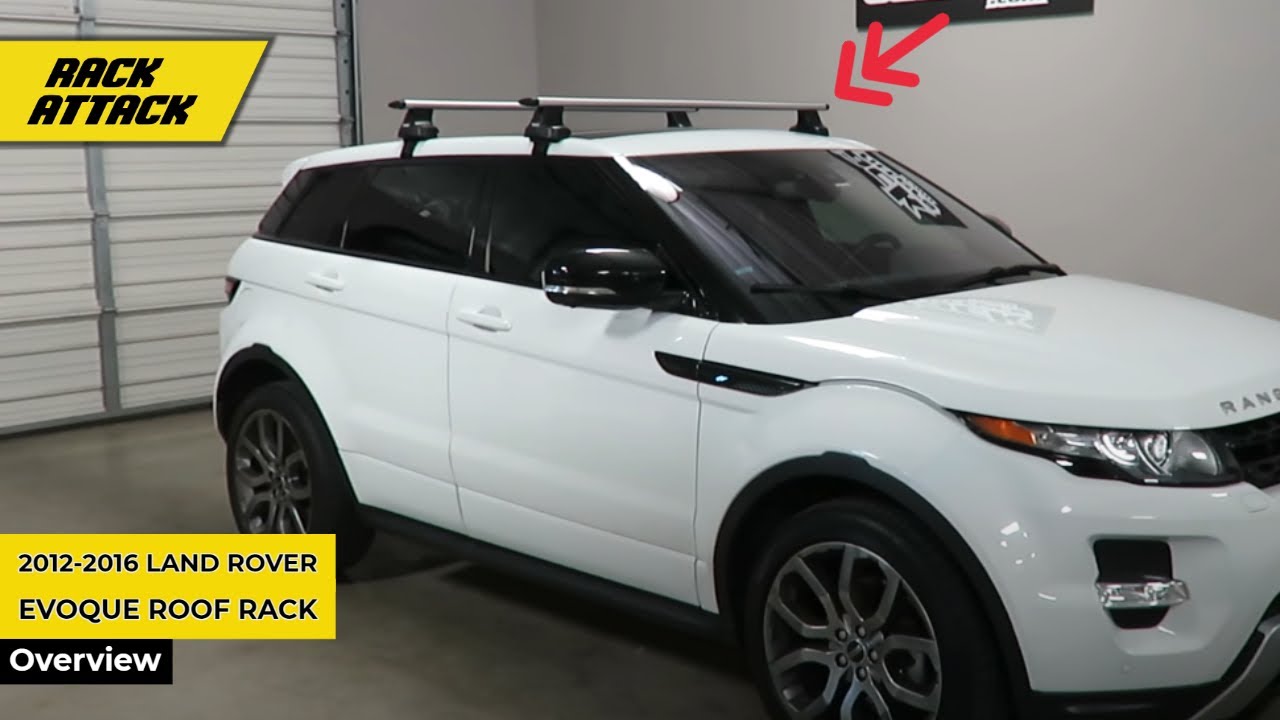 2012-2016 Land Rover Evoque Thule Rapid Traverse AeroBlade Roof Rack