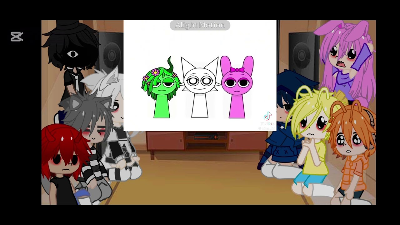 the sprunkis react to.........