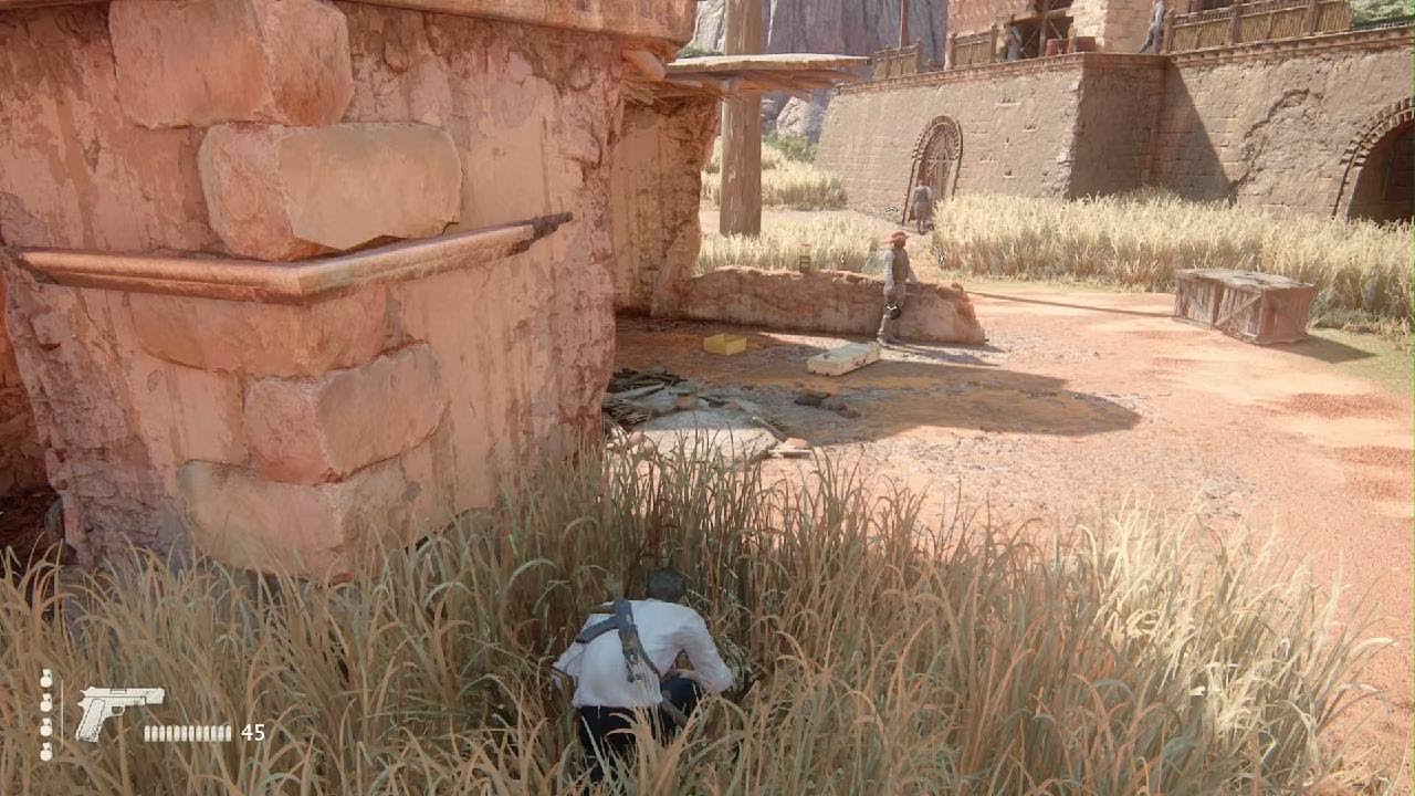 Uncharted stealth and shotting