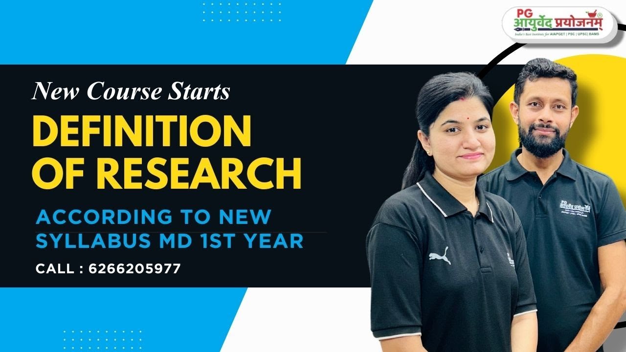 Definition of Research - According to New syllabus MD 1st Year