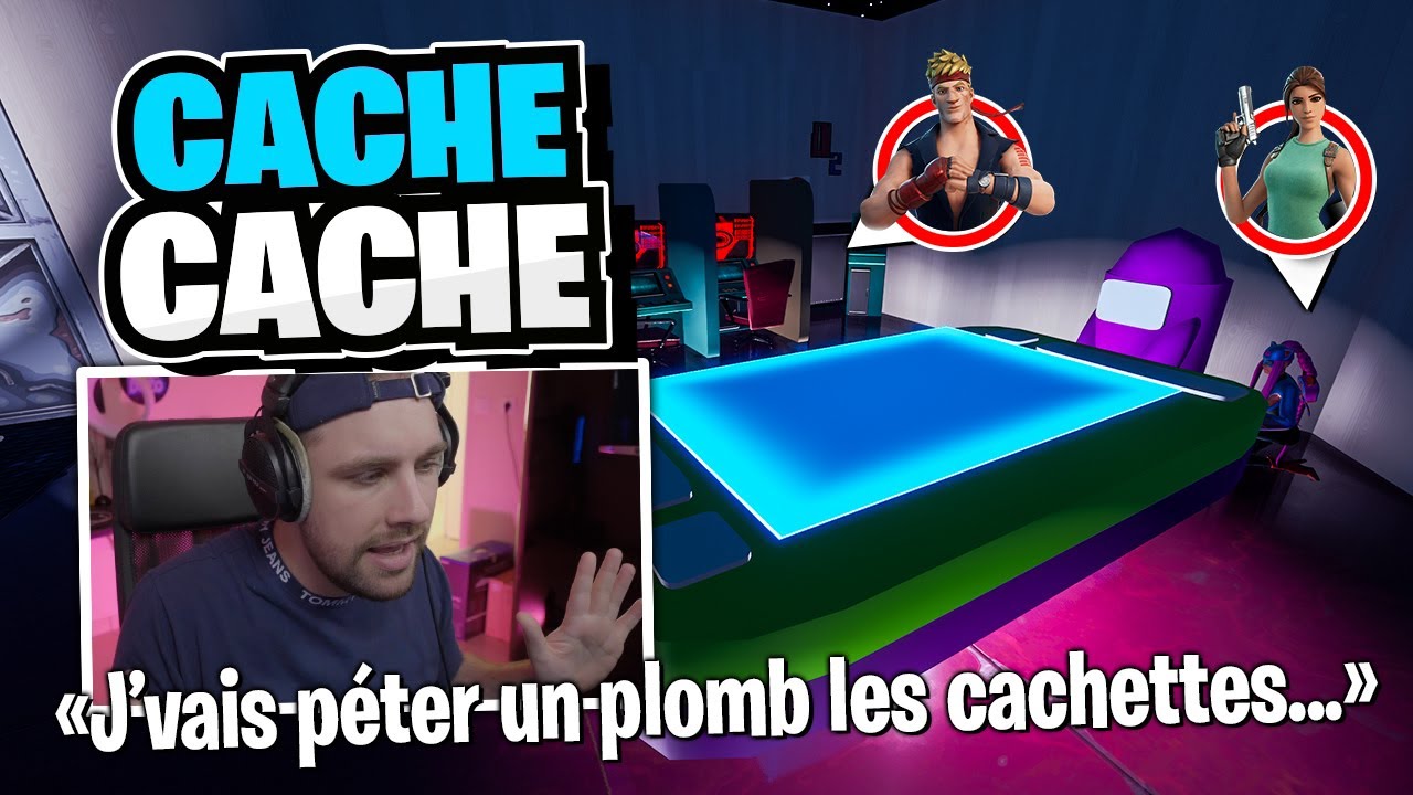 Je rage parce que je trouve personne encore sur ce Cache Cache Among us sur Fortnite....