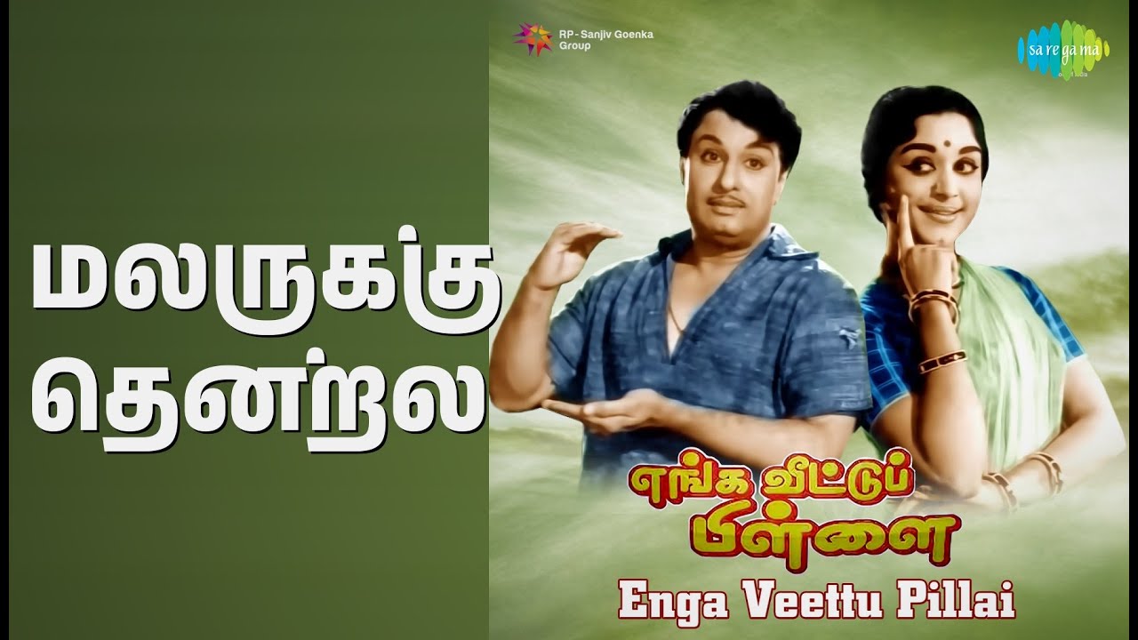 மலருக்கு தென்றல் | Enga Veettu Pillai | L.R. Eswari | P. Susheela Songs | B. Saroja Devi