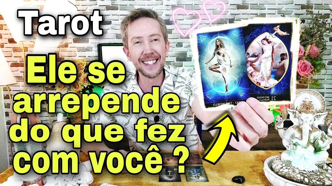 Ele se arrepende do que fez com você ? Como está a cabeça dele hoje ?O que ele sente por mim tarot?