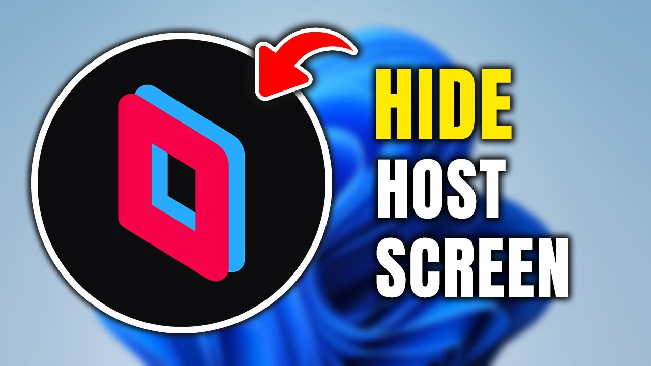 How To Hide Screen In Parsec