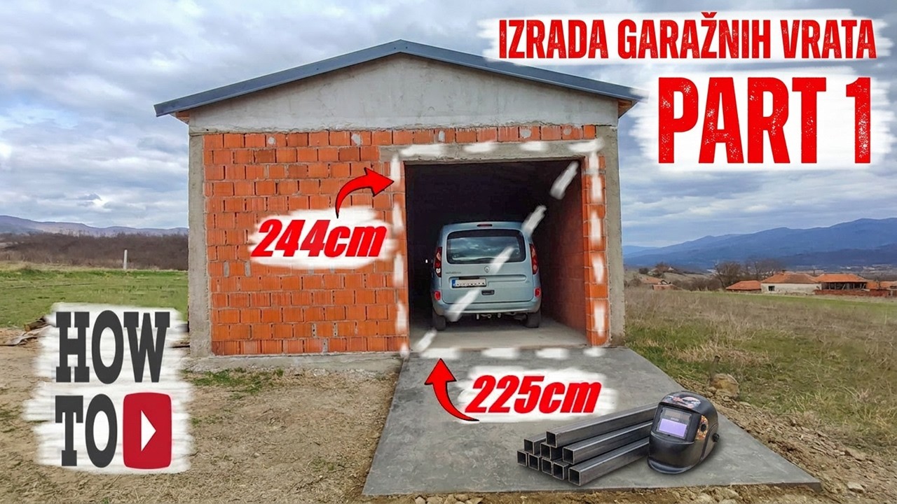 Dvokrilna garazna vrata -Uradi Sam / Workshop door
