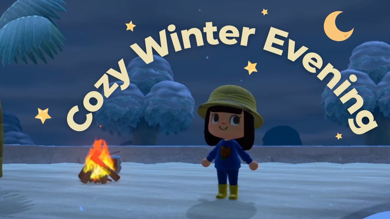 The Coziest Winter Evening in Animal Crossing!