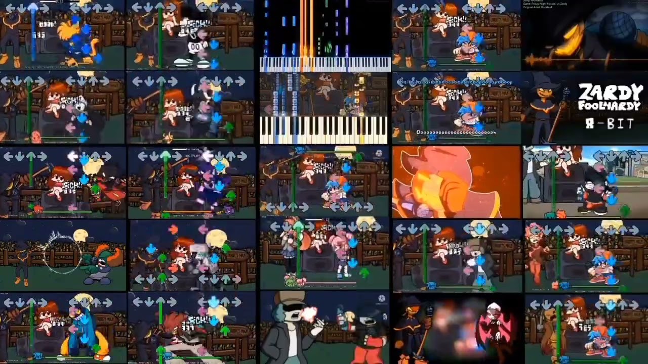 (FNF) Foolhardy but its A Mashup 25 Versions.