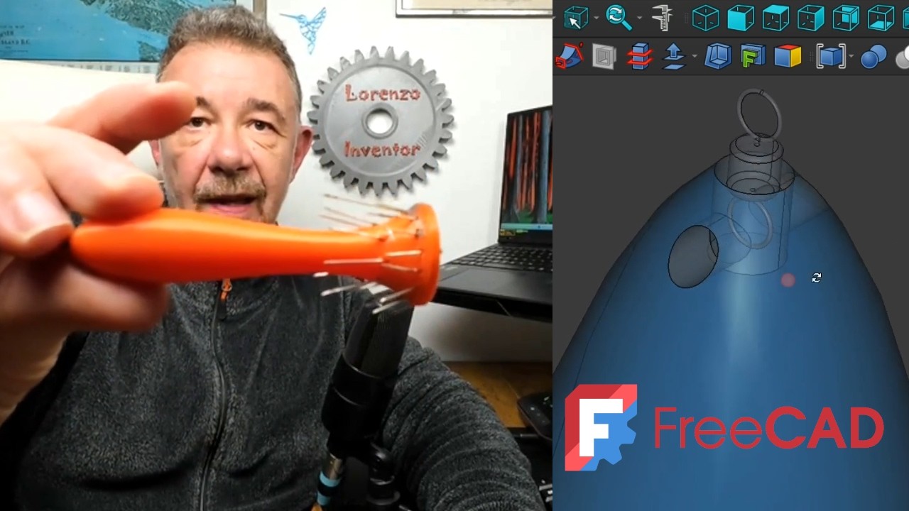 Come costruire una Totanara con FreeCAD (Tutorial Completo + Stampa 3D)