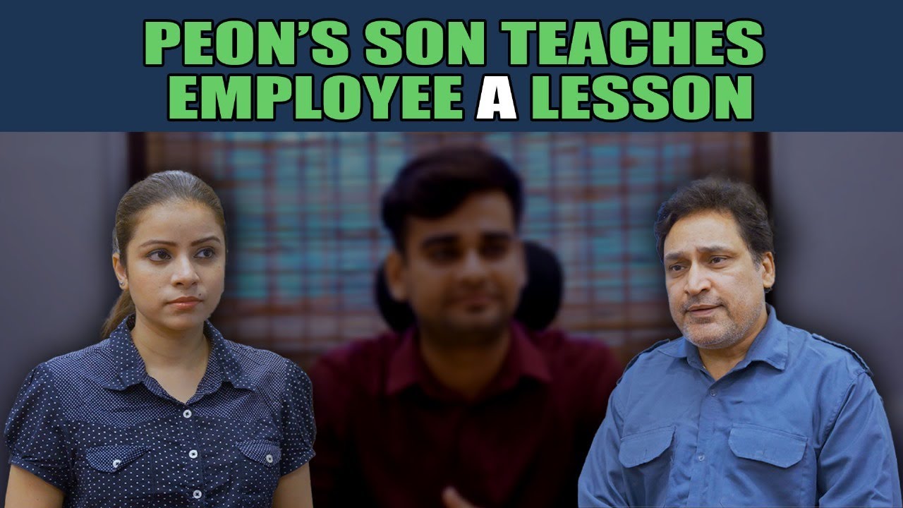 Peon’s Son Teaches Employee a Lesson | Nijo Jonson