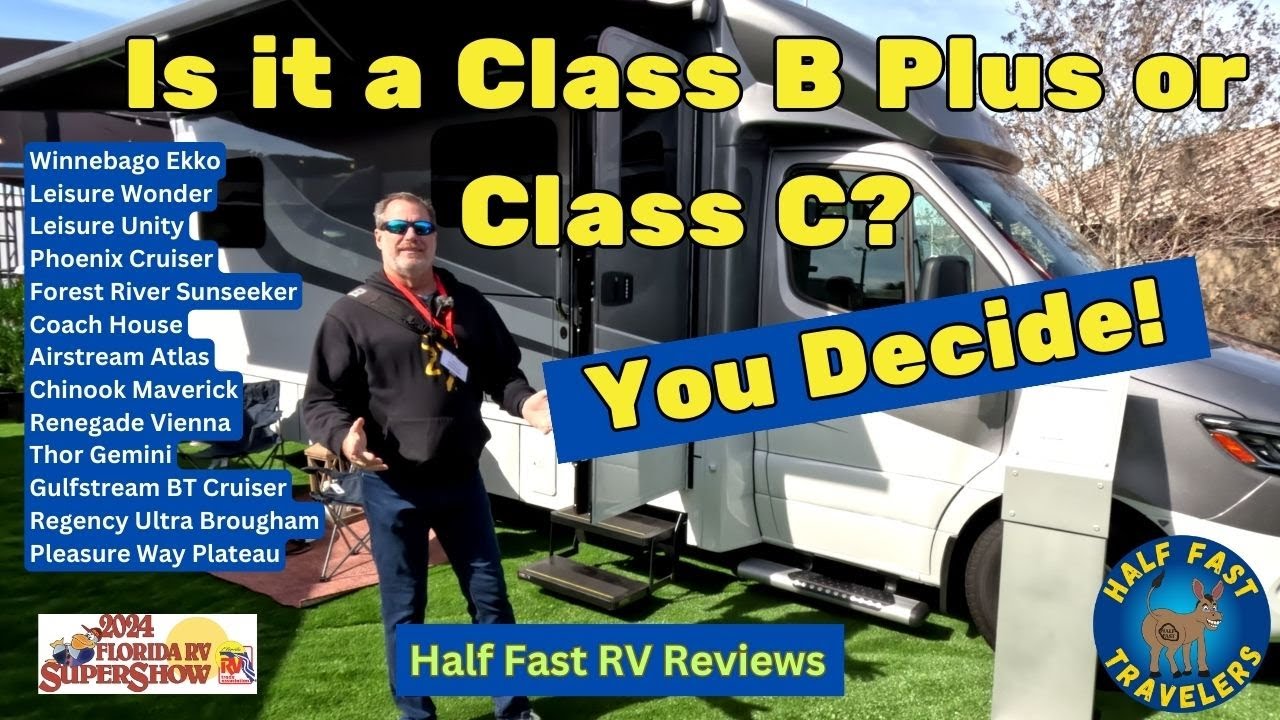 We Toured 20 Class B Plus RVs.  Which one is your favorite?