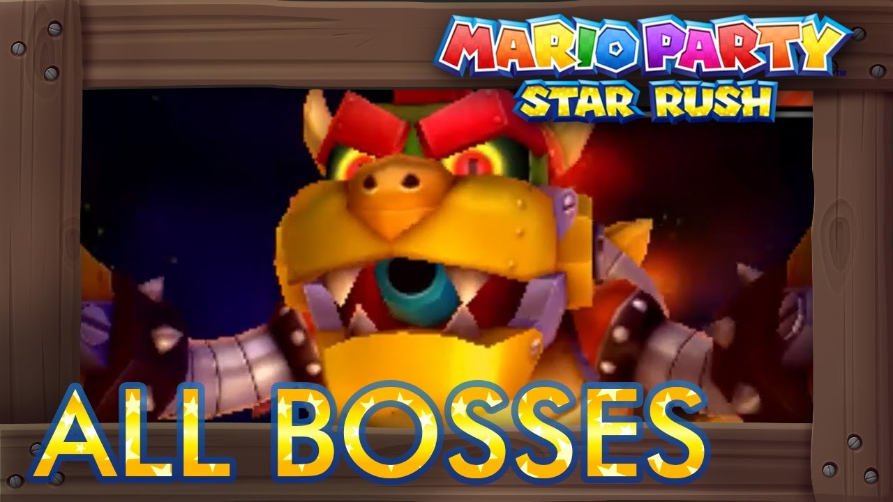 Mario Party Star Rush - All Bosses