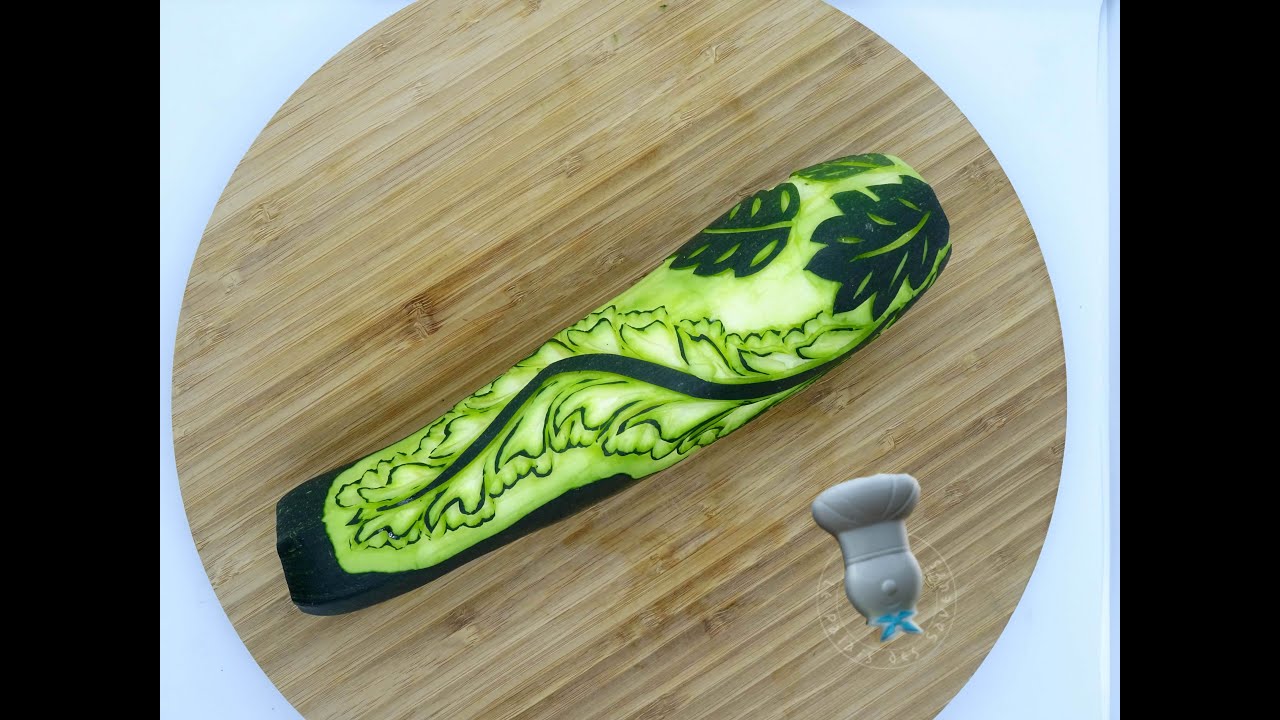 Feuille sur courgette
