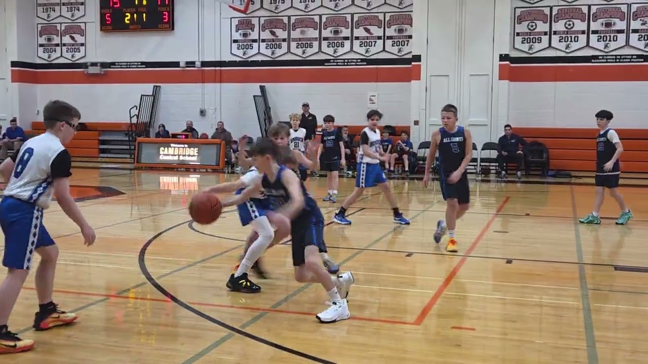 All Saints 6th Grade vs Hoosick Falls- 1st half