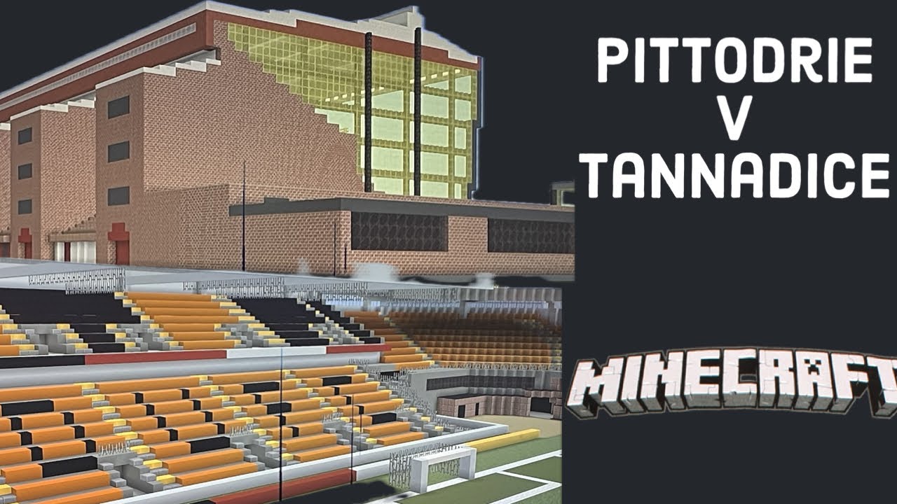 Pittodrie v Tannadice stadium Minecraft builds, Aberdeen v Dundee utd, Which is best?