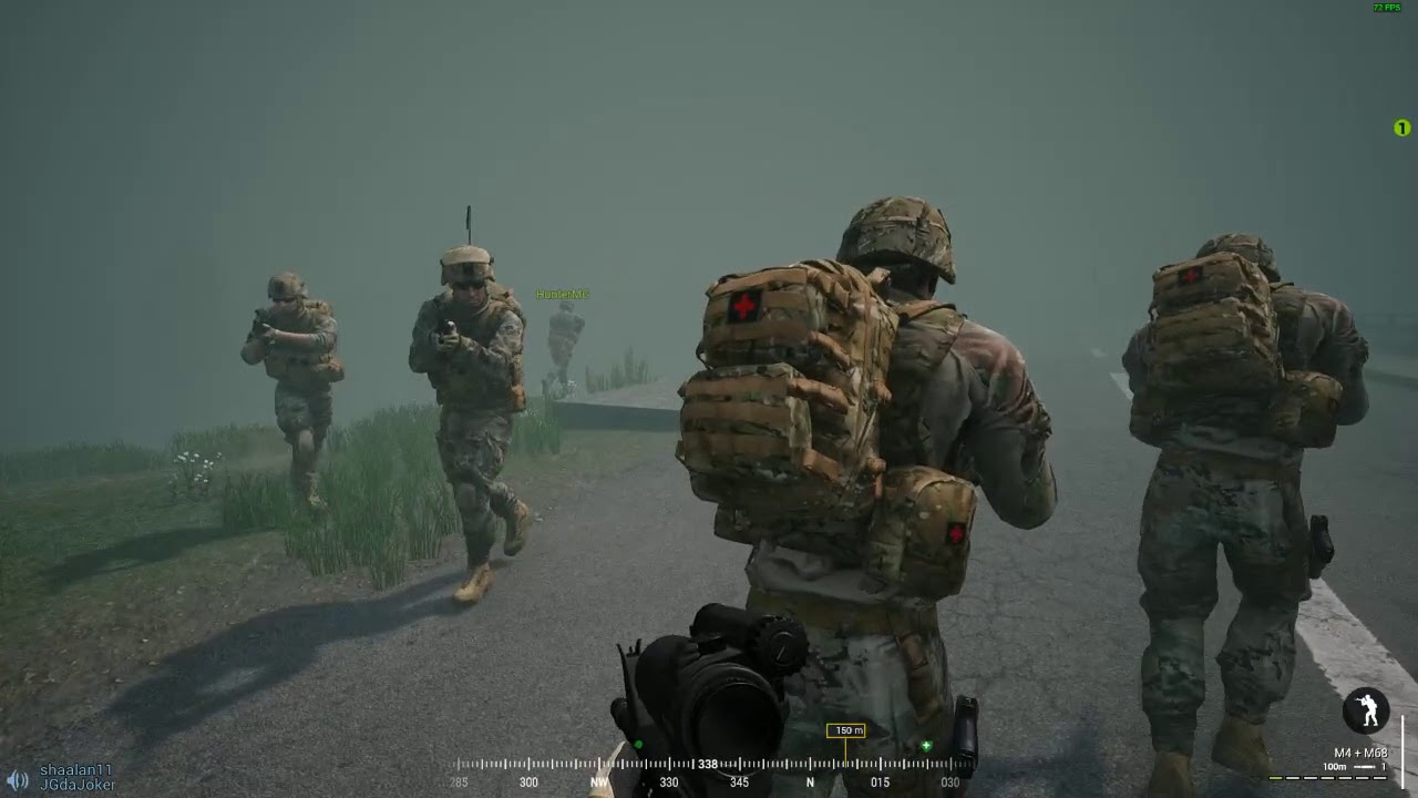 Great teamwork in Squad Zombie Mod.