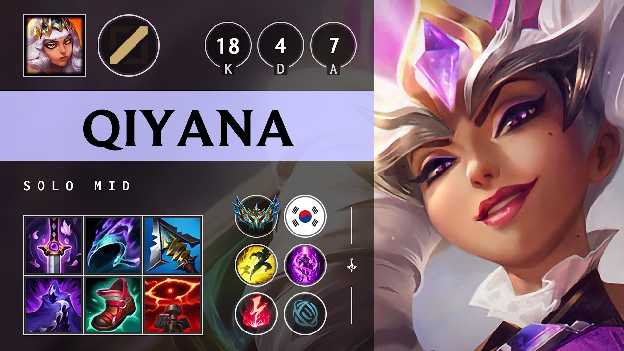 Qiyana Mid vs Vex: Godlike - KR Challenger Patch 14.24