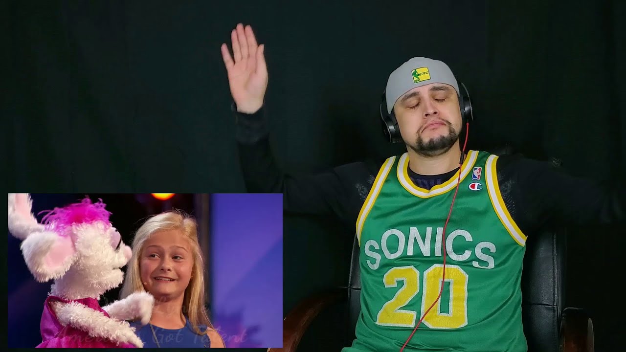 Darci Lynne - 12 Year Old Singing Ventriloquist Gets Golden Buzzer (REACTION) What A Great Talent! 👏