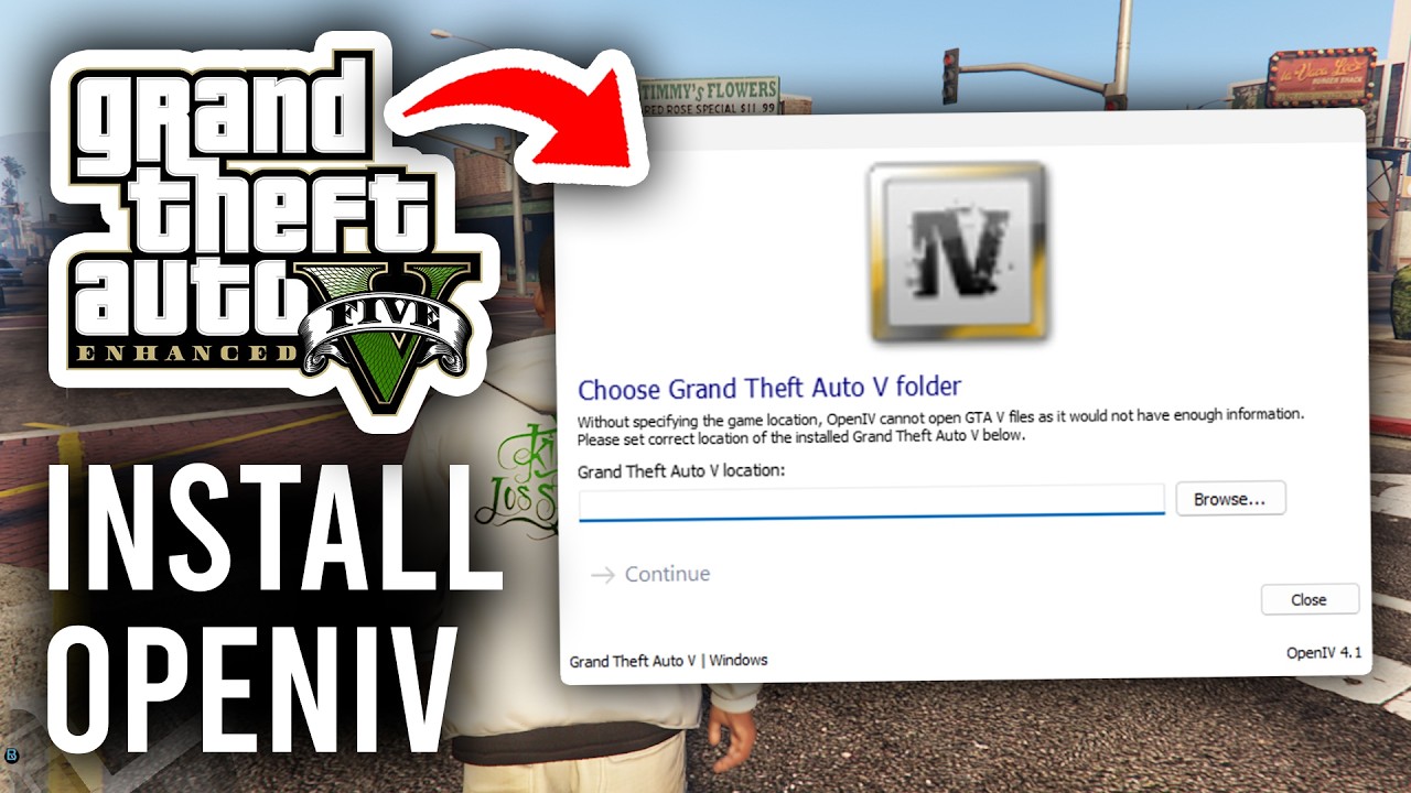 How To Install OpenIV In GTA 5 Enhanced - Tutorial