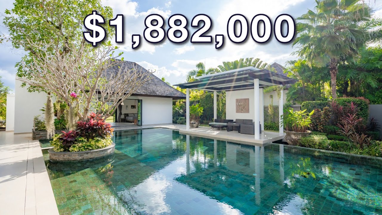 Touring a Luxury 4-Bedroom Lakehouse with a Private Pool | Luxury properties in Phuket,Thailand