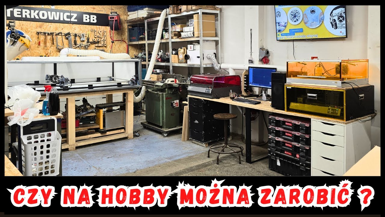 Czy na HOBBY można zarobić ?  tani PC z OLX , sklejka z Allegro i przegotowanie  BESTII  do pracy !