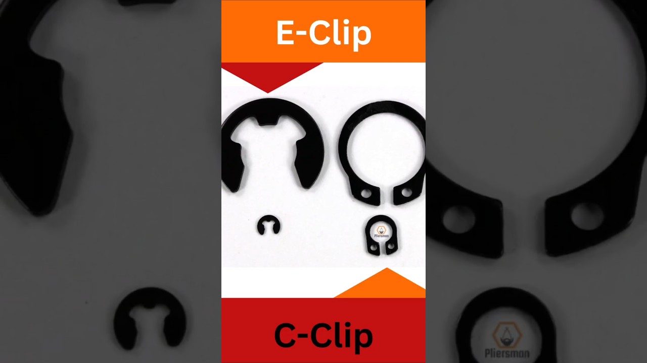 How to install and remove e-clips without tool #pliers #short #diy #hacks  #automobile