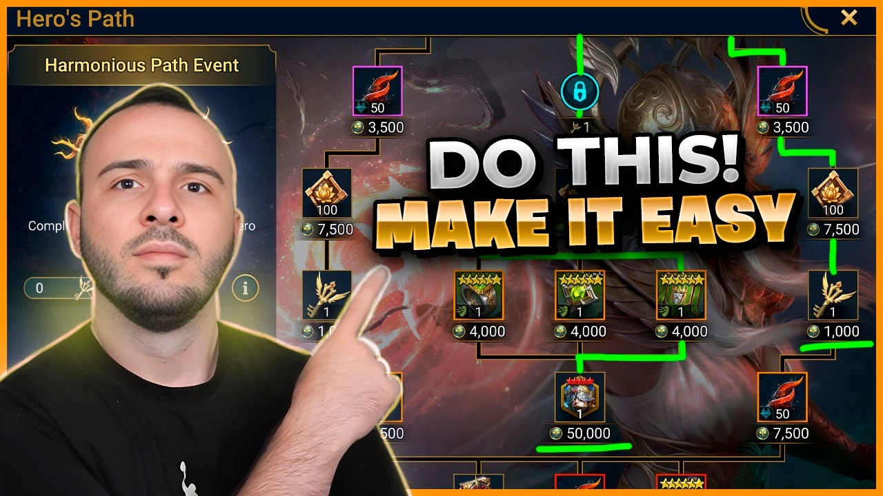 The EASIEST WAY To Get The Hero Path Done!! Full Breakdown Raid: Shadow Legends
