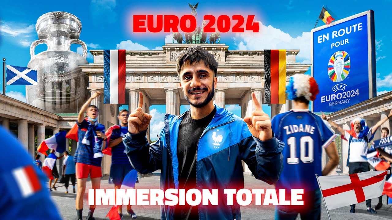 Immersion totale à l'EURO 2024 en Allemagne 🇩🇪