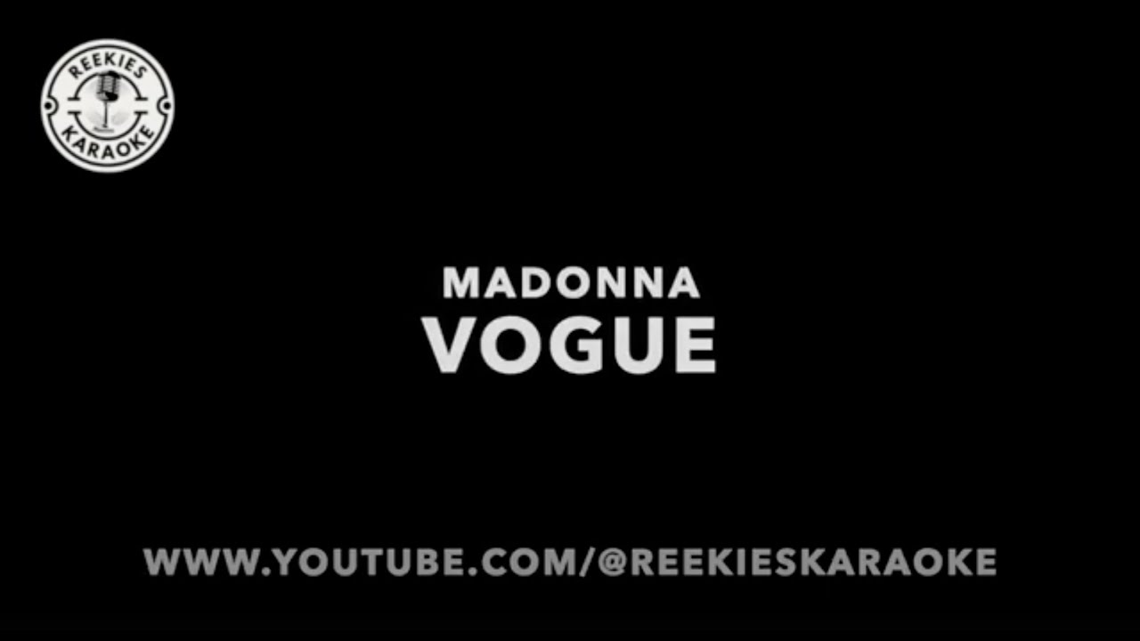 Madonna | Vogue | Karaoke