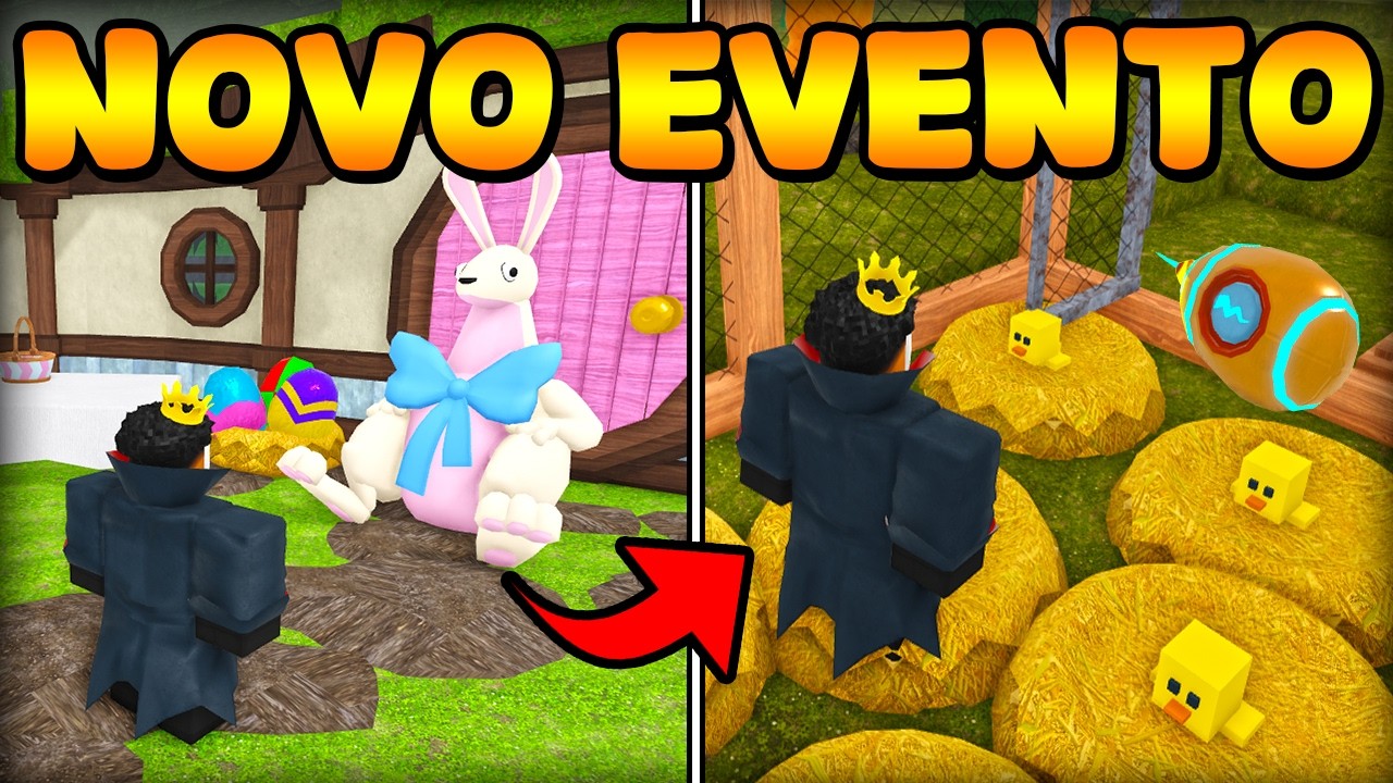 ATUALIZA&Ccedil;&Atilde;O DE P&Aacute;SCOA E COMO PEGAR O OVO GALINHA E OVO RAIO NO 99 NOITES NA FLORESTA!!!
