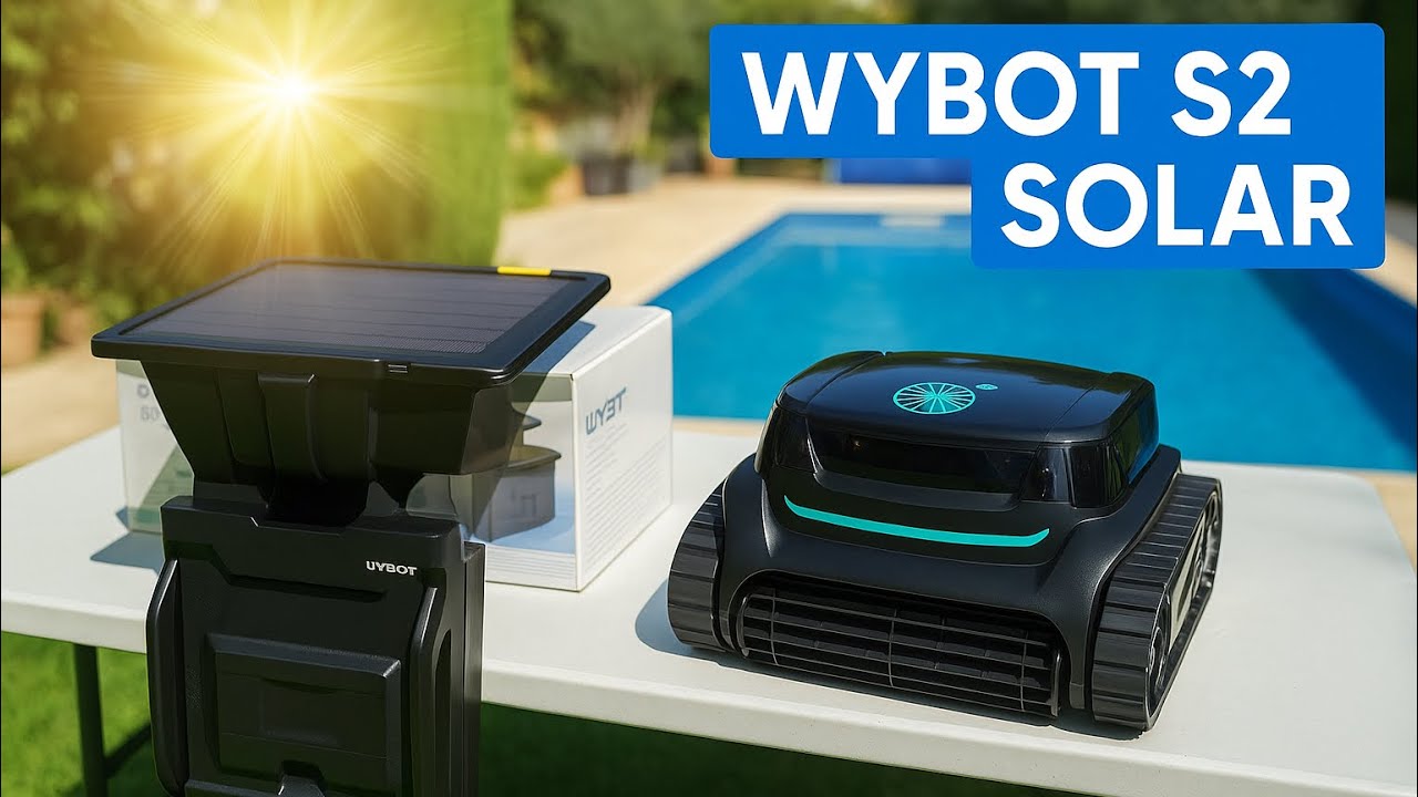 UN ROBOT PISCINE SOLAIRE 100% AUTONOME ! WYBOT SOLAR S2, IL EST INCROYABLE ✔️ [FR]