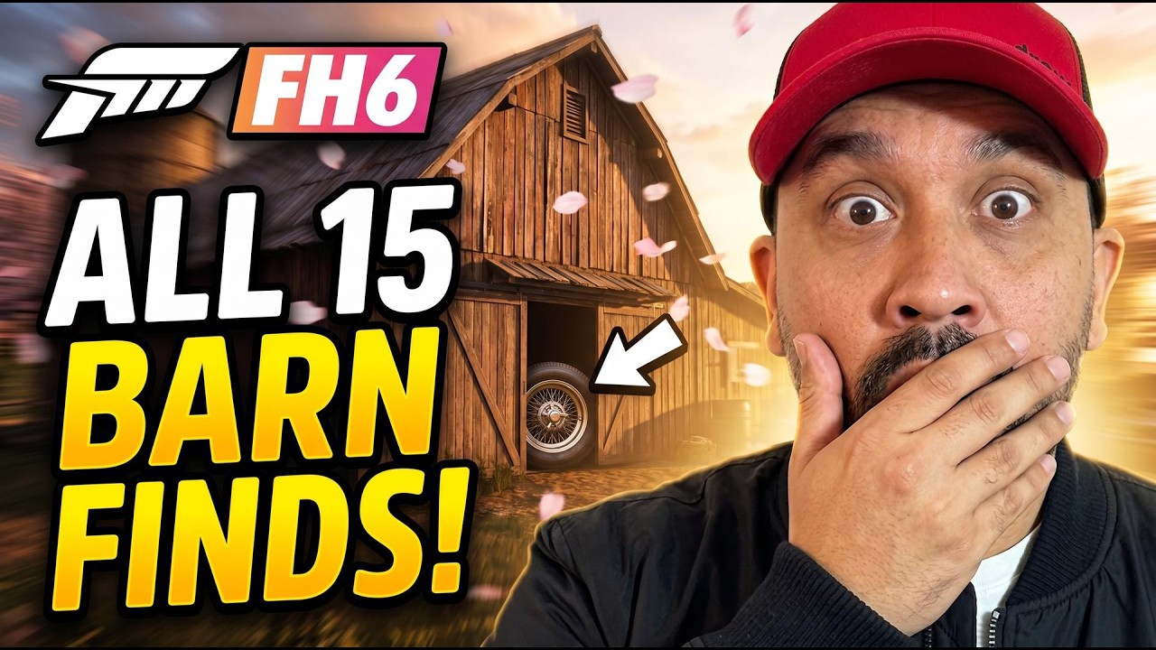 FH6 Barn Finds &mdash; Every Location, Every Car + Interactive Map