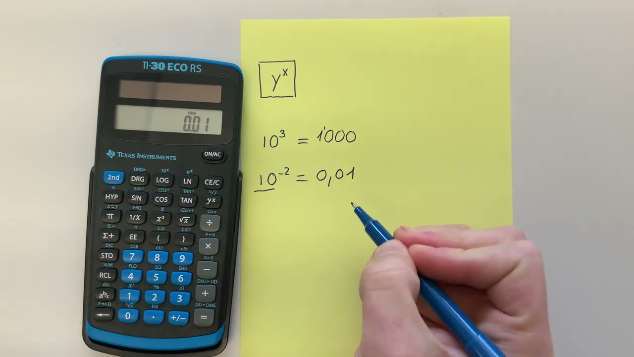 TI-30 ECO RS Zehnerpotenzen
