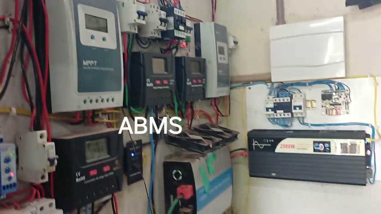 Energia solar off.grid 12v bateria de caminhão abandonado 