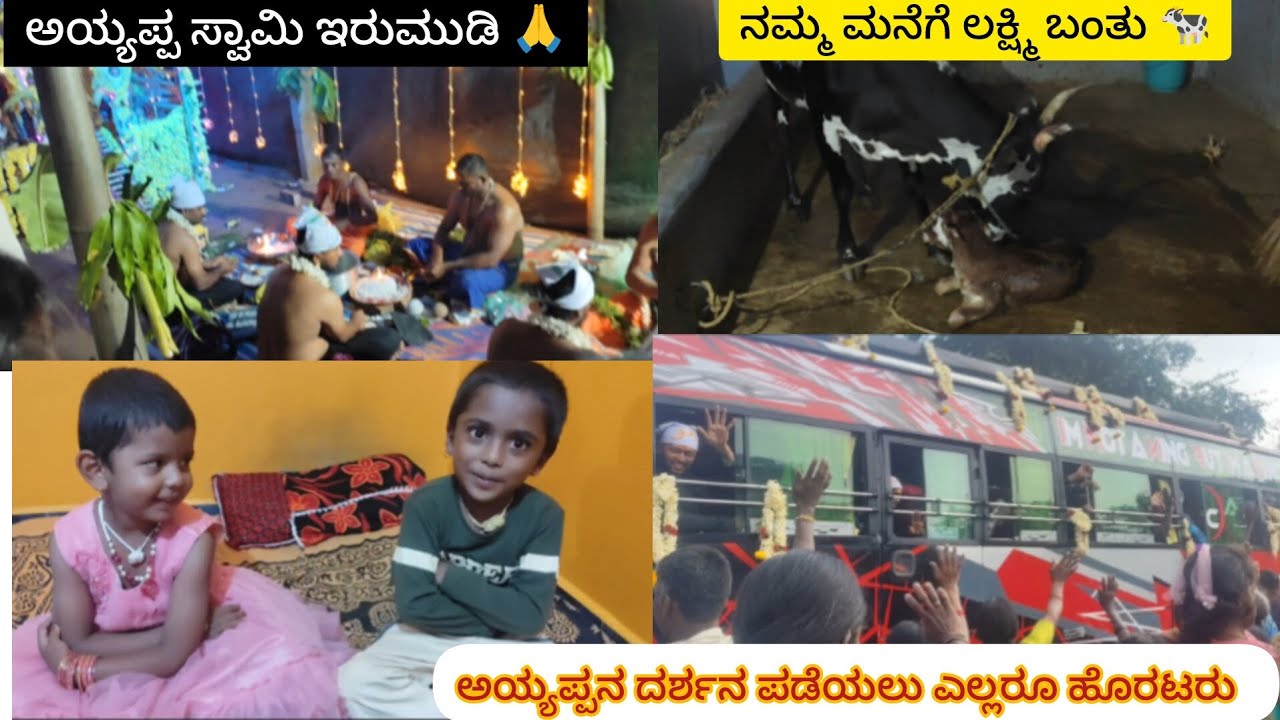 3kg study ಮಾಡ್ತ ಇದ್ದಾಳೆ ನಮ್ ಗೊಂಬೆ #ayyappaswamysongs#comedy#family#irumudikattusabarimalaikku
