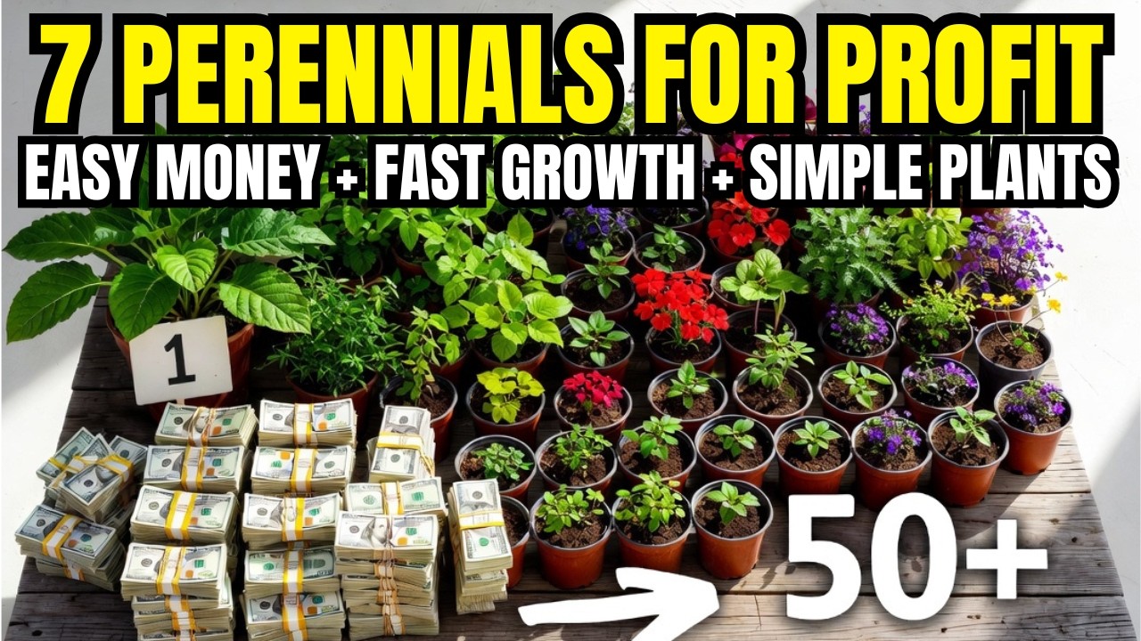 👍7 Perennials For Profit: GROW AND DIVIDE FOR ENDLESS FREE PLANTS 🪴